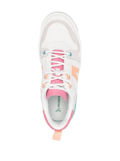 Lacoste Panelled Leather Low-Top